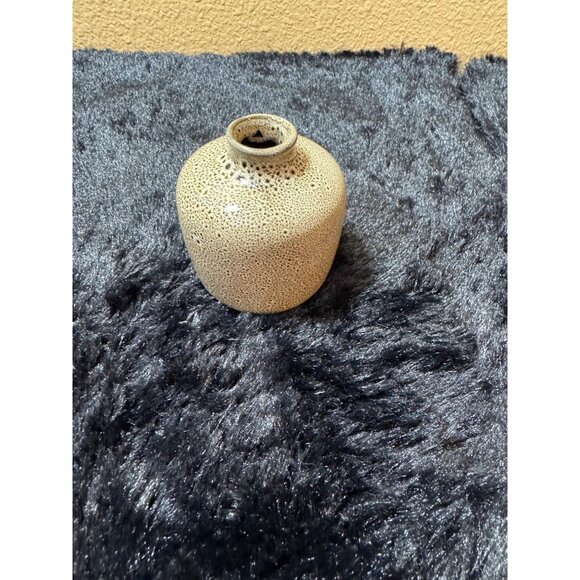 Vintage Speckled Ceramic Bud Vase 3 1/4" Size - Picture 1 of 6